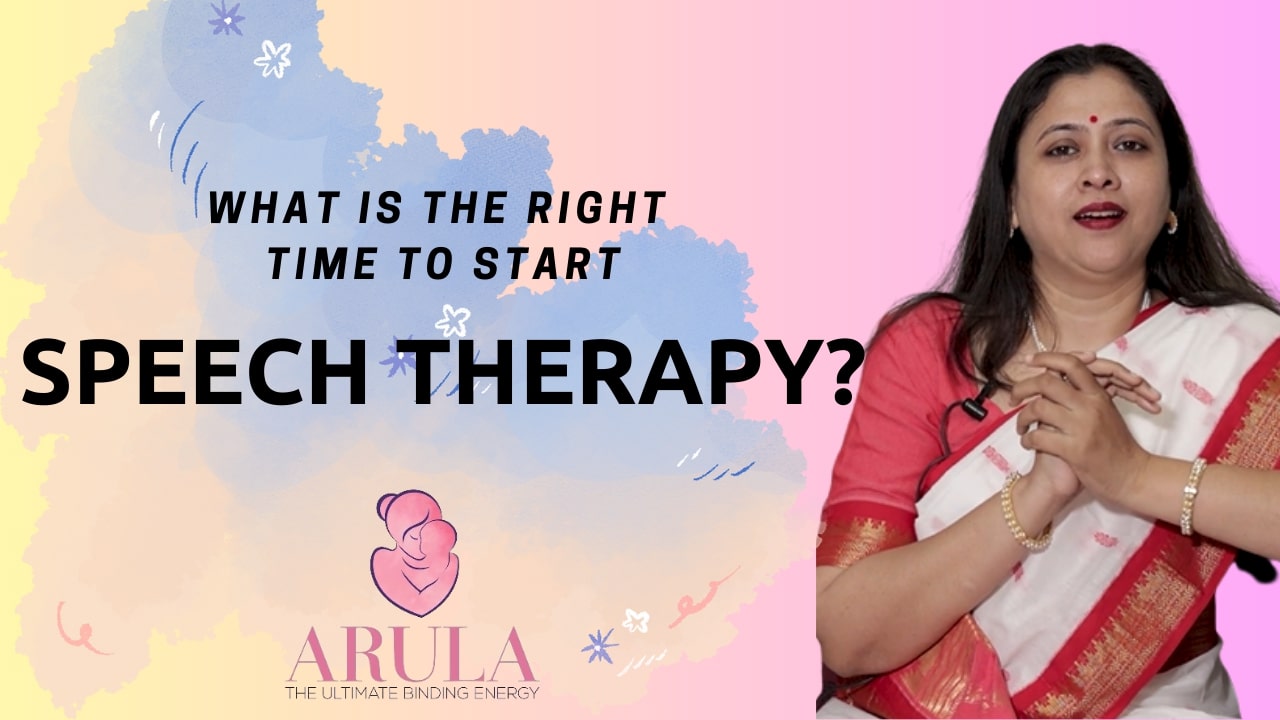 What is the Right time to start speech therapy?